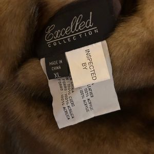 Excelled collection, reversible faux fur, leather coat
